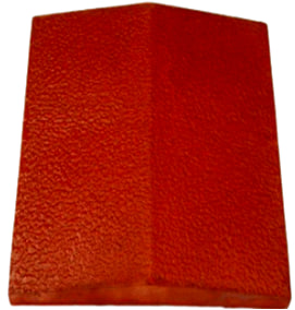 Козырек 2-х скатный «шагрень» для защиты кирпичной кладки